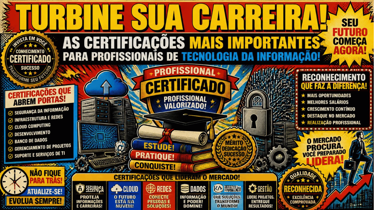 As Certificações Mais Importantes para Profissionais de TI