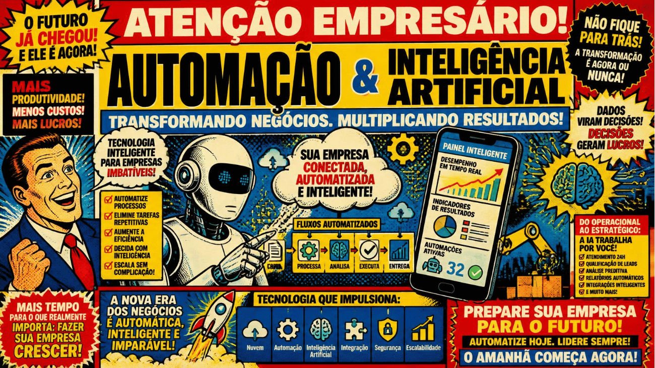 Automação e IA: Transformando as Empresas Modernas