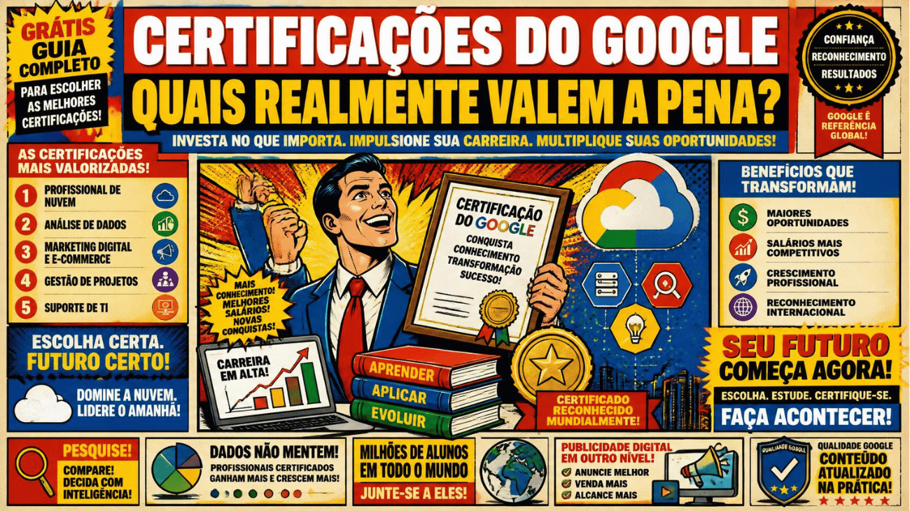 Certificações Google: quais realmente valem a pena?