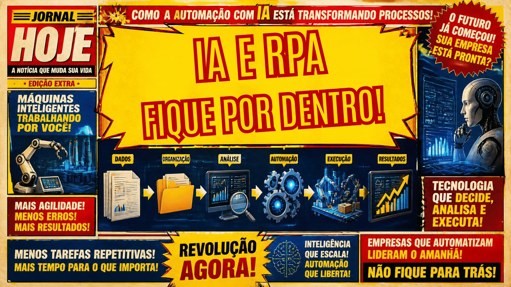 Como a automação com IA está transformando processos