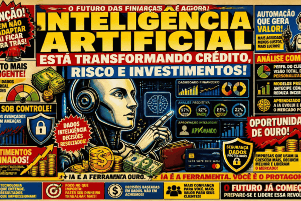 Como a IA está mudando crédito, risco e investimentos