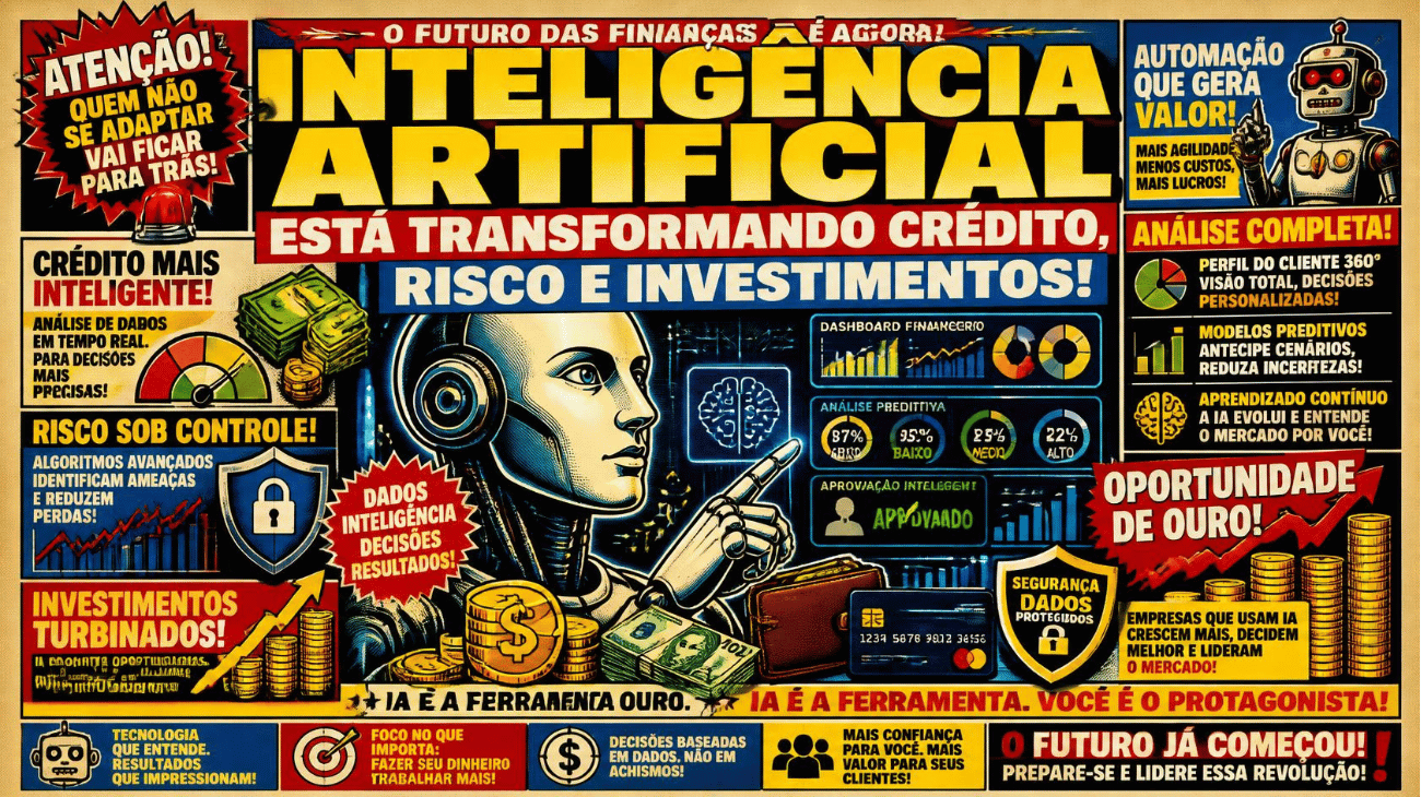 Como a IA está mudando crédito, risco e investimentos