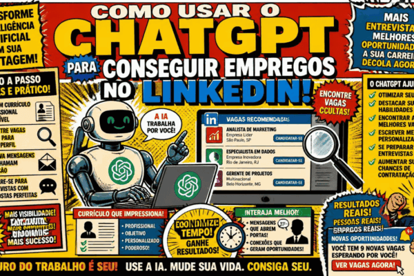 Como usar o ChatGPT para encontrar vagas no LinkedIn