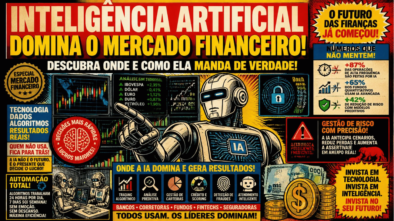 IA no mercado financeiro: onde ela já manda de verdade
