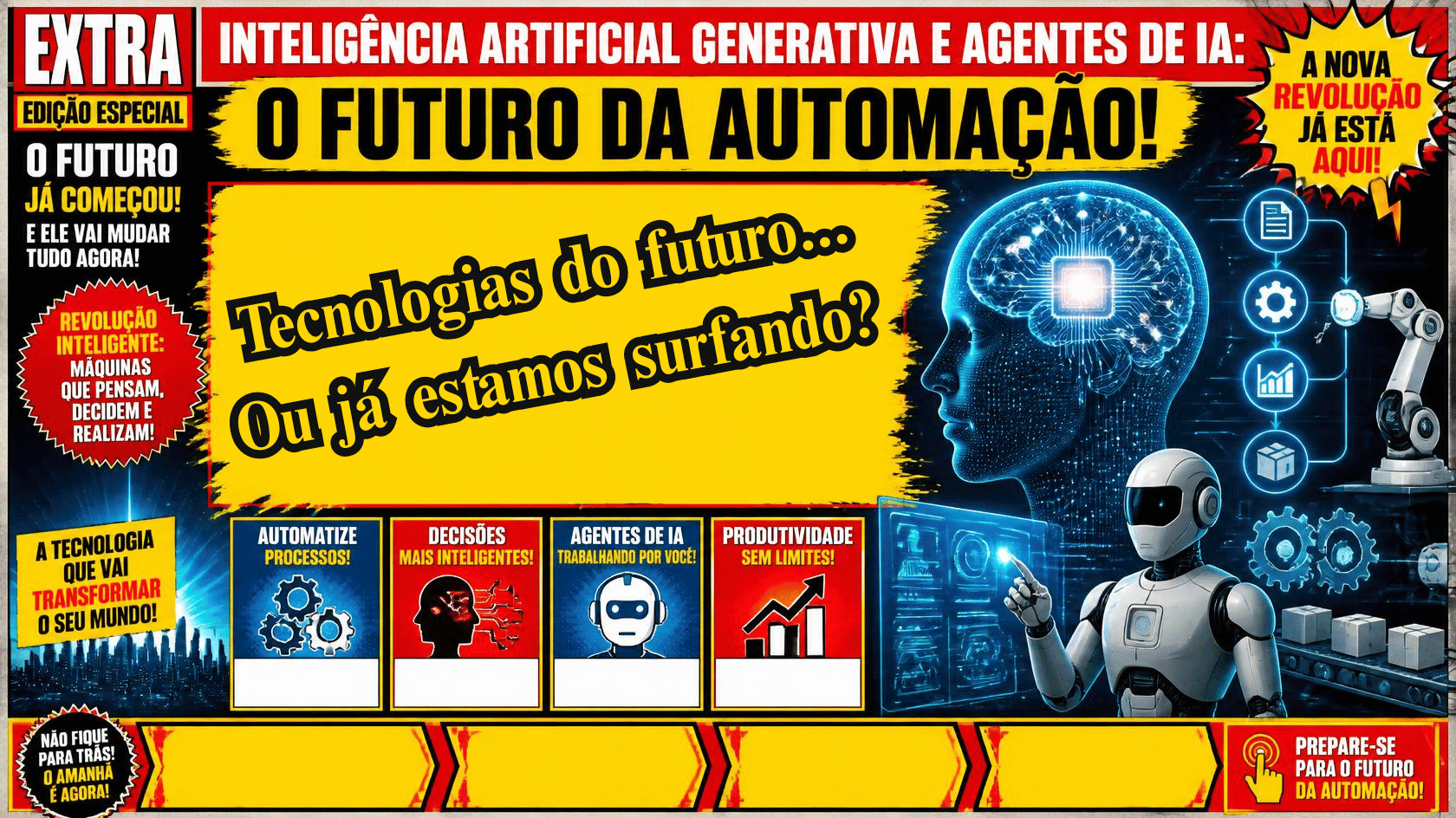 Inteligência Artificial Generativa e Agentes de IA: O Futuro da Automação