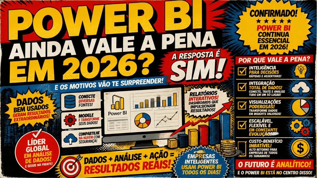 Power BI ainda vale a pena em 2026? Entenda porquê!